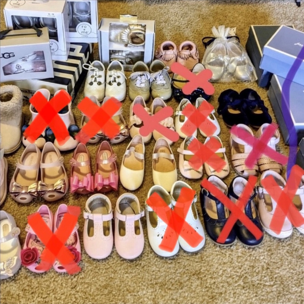 Mini melissa's, jacadi, Janie and Jack, Ugg, Freshly Picked, Zara's, panache kid
